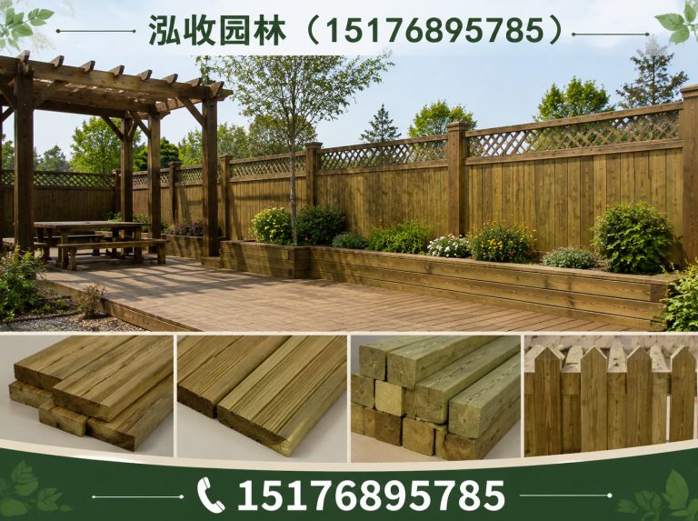 酒泉防腐木凉亭展示图
